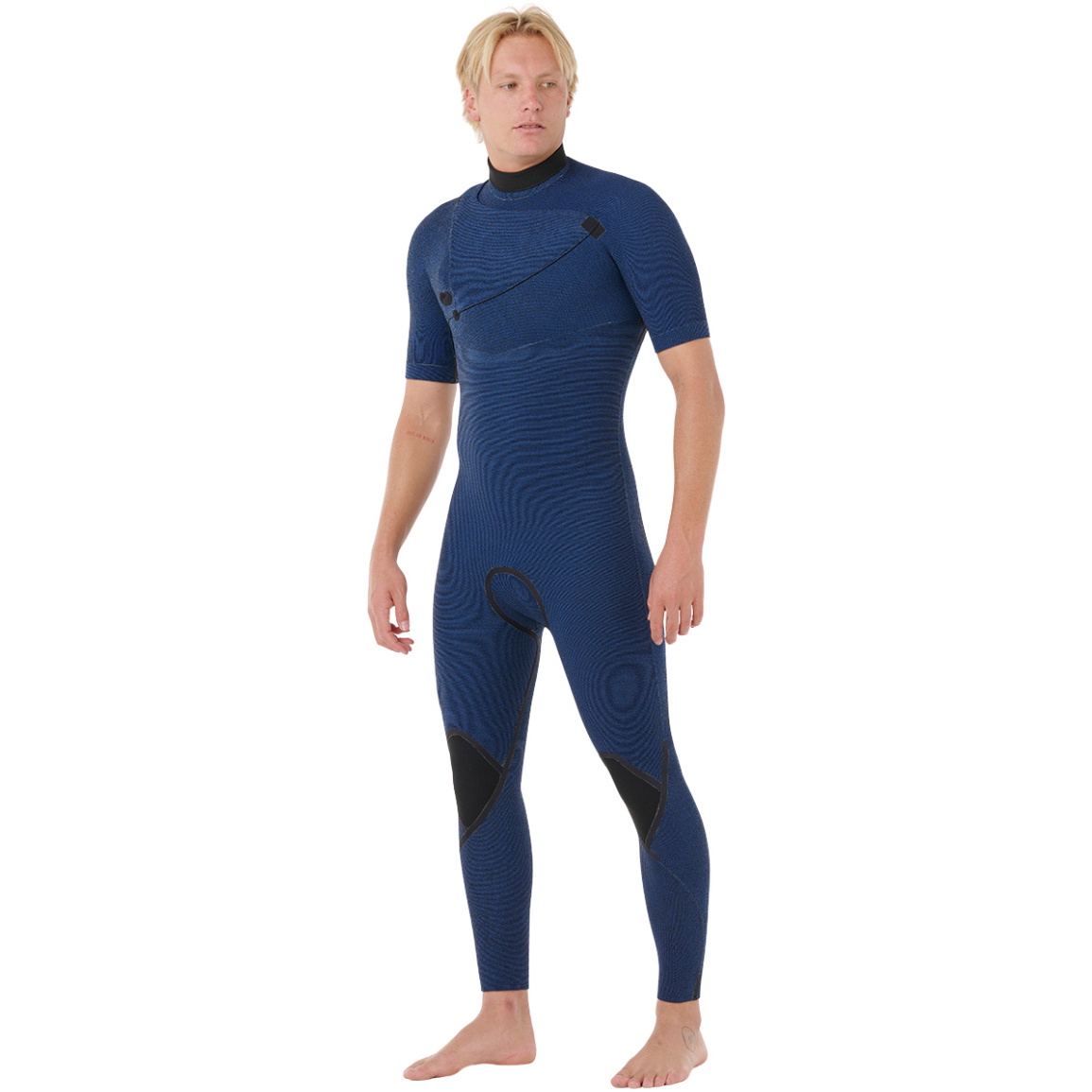 2026 Rip Curl Mens E-Bomb 2/2mm Zip Free Short Sleeve Wetsuit 17XMFS - Black
